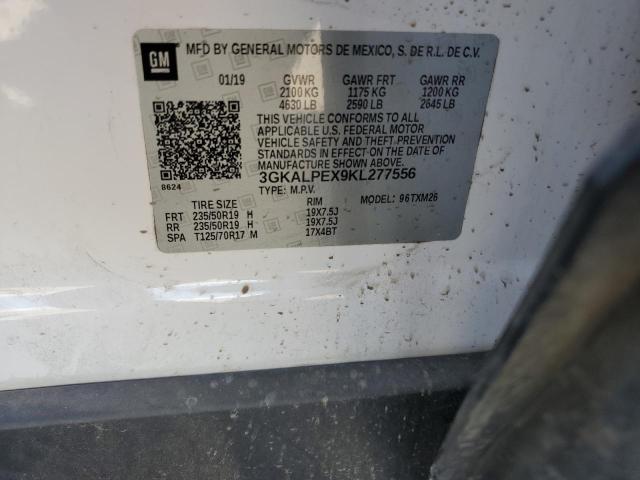 2019 GMC Terrain Slt VIN: 3GKALPEX9KL277556 Lot: 57528524