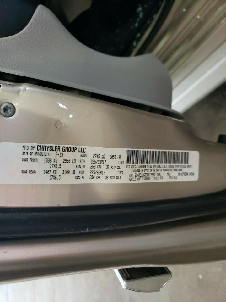 2C4RC1BG8DR819607 2013 Chrysler Town & Country Touring