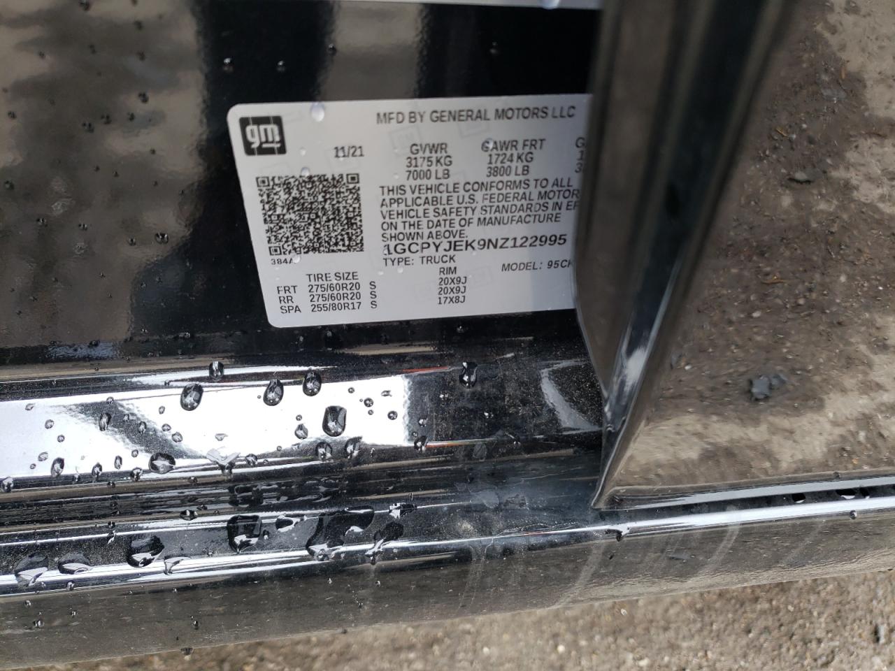 1GCPYJEK9NZ122995 2022 Chevrolet Silverado Ltd K1500 Lt-L