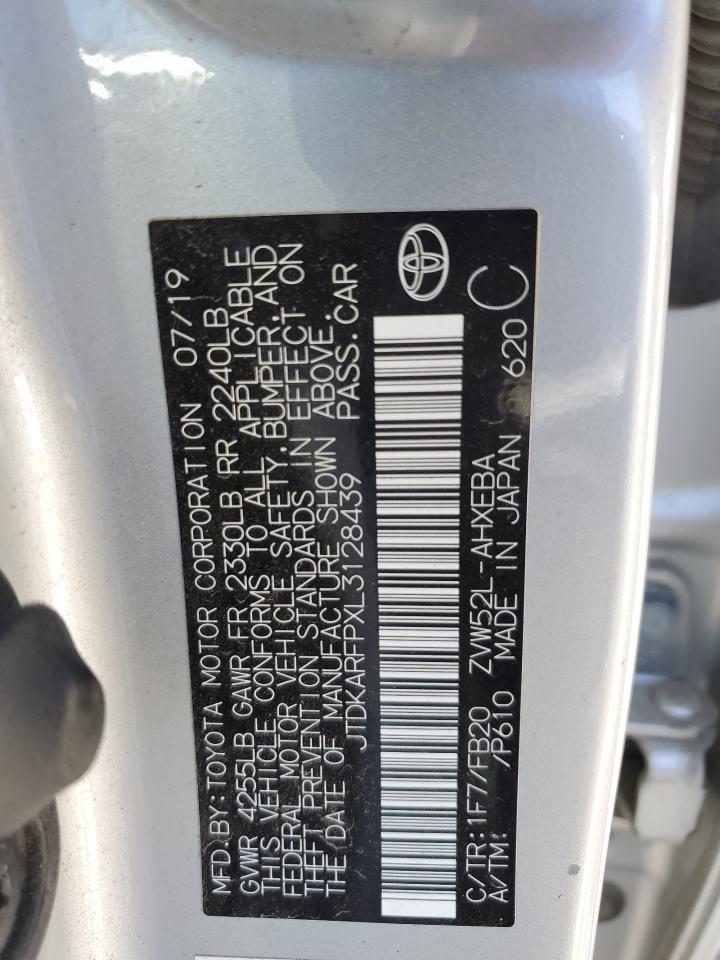 JTDKARFPXL3128439 2020 Toyota Prius Prime Le