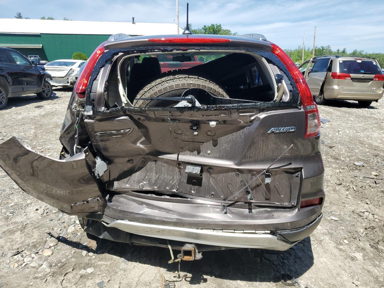 2HKRM4H71FH653503 2015 Honda Cr-V Exl