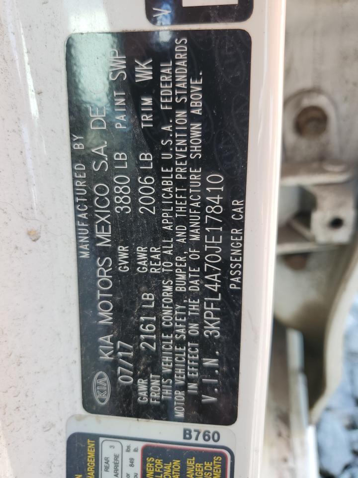 3KPFL4A70JE178410 2018 Kia Forte Lx