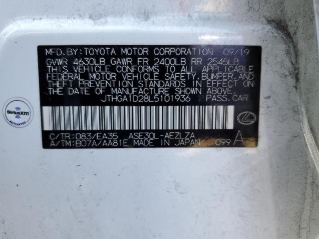 2020 LEXUS IS 300 F-S JTHGA1D28L5101936