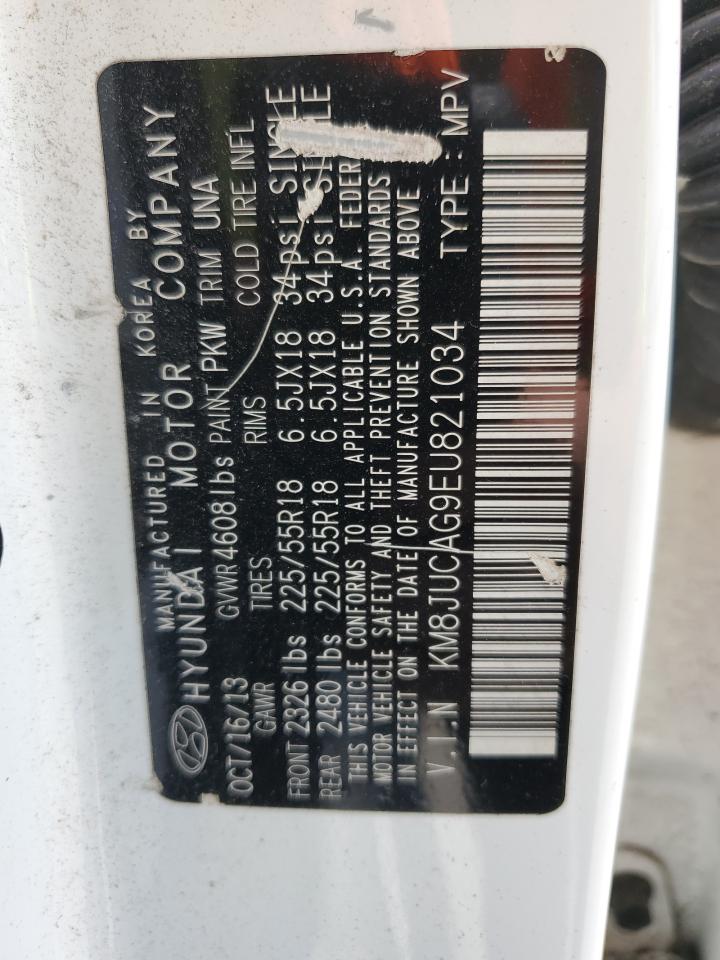 KM8JUCAG9EU821034 2014 Hyundai Tucson Gls