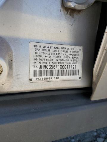 1999 Honda Accord Lx VIN: JHMCG5641XC044421 Lot: 58088934