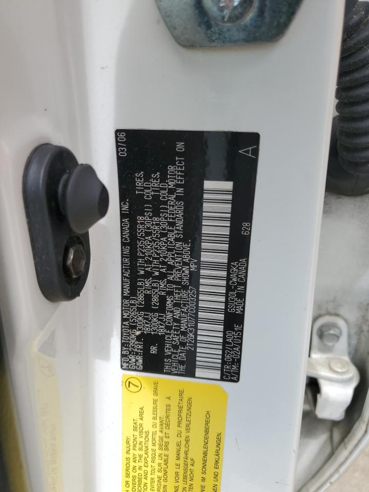 2T2GK31U77C003257 2007 Lexus Rx 350