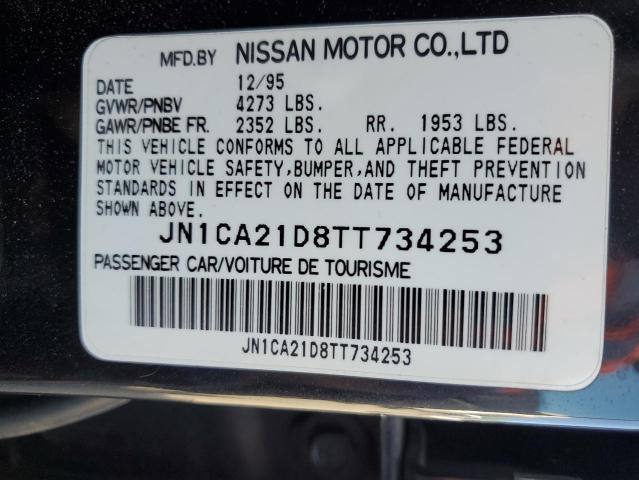 1996 Nissan Maxima Gle VIN: JN1CA21D8TT734253 Lot: 57779554