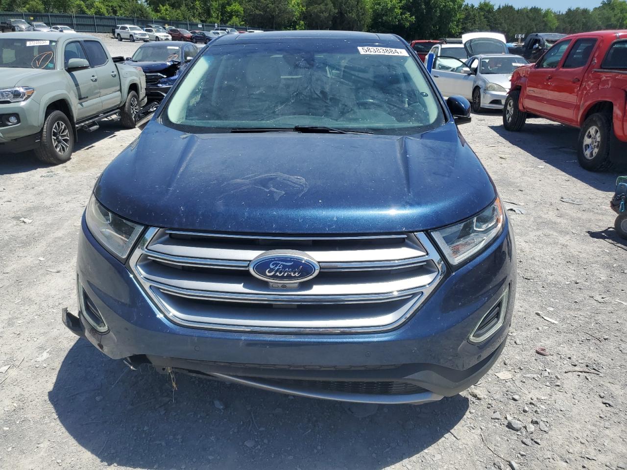 2017 Ford Edge Titanium vin: 2FMPK3K99HBC28588