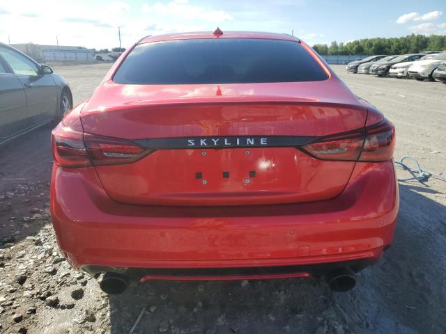 2019 Infiniti Q50 Red Sport 400 VIN: JN1FV7AP3KM760566 Lot: 56619654