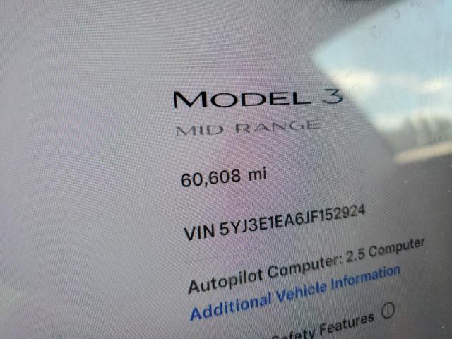 VIN 5YJ3E1EA6JF152924 2018 Tesla MODEL 3 no.9