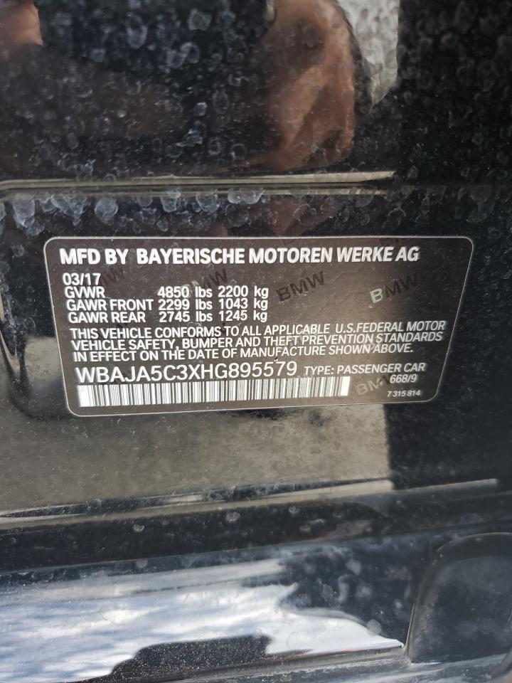 WBAJA5C3XHG895579 2017 BMW 530 I