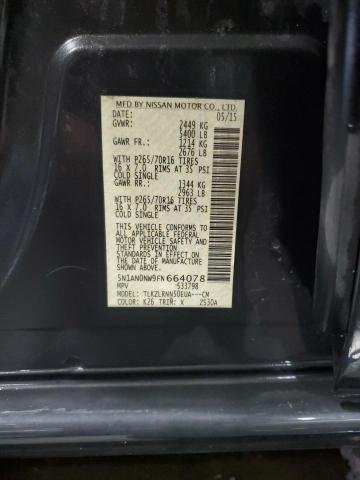 2015 NISSAN XTERRA X 5N1AN0NW9FN664078