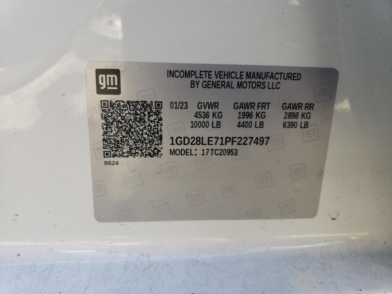 1GD28LE71PF227497 2023 GMC Sierra C2500 Heavy Duty