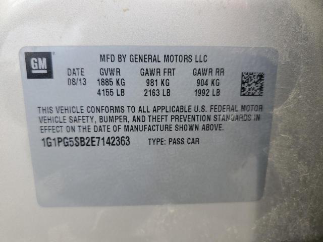 2014 Chevrolet Cruze Ltz VIN: 1G1PG5SB2E7142363 Lot: 59917584