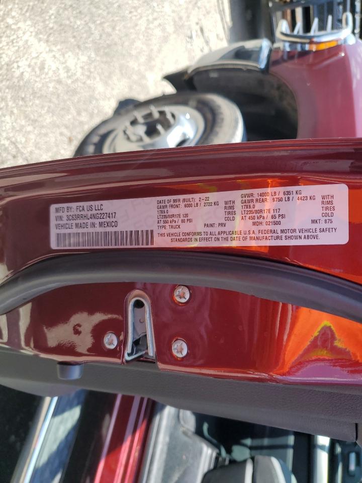 3C63RRHL4NG227417 2022 Ram 3500 Big Horn/Lone Star