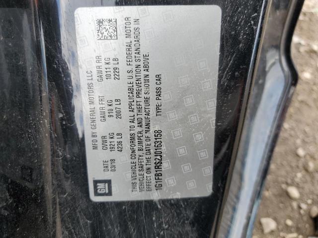 2018 Chevrolet Camaro Lt VIN: 1G1FB1RS2J0163158 Lot: 57473634