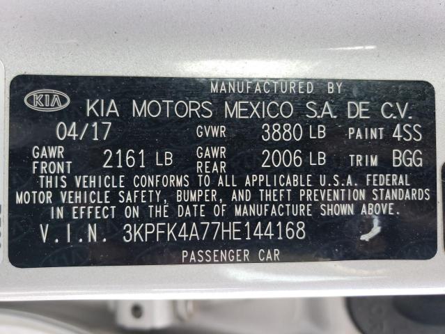 2017 KIA FORTE LX - 3KPFK4A77HE144168