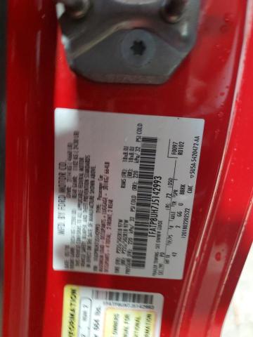 2018 Ford Mustang VIN: 1FATP8UH7J5142993 Lot: 58097514