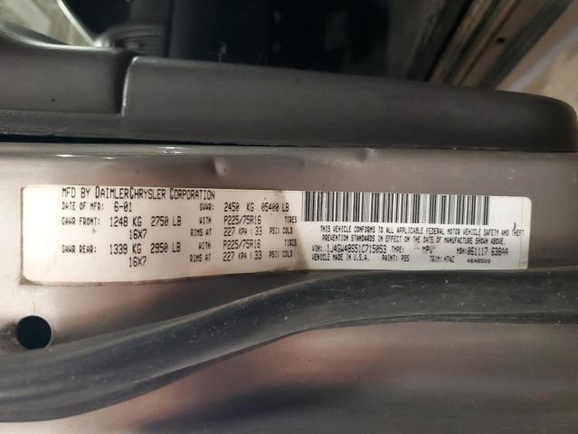 1J4GW48S51C715053 2001 Jeep Grand Cherokee Laredo