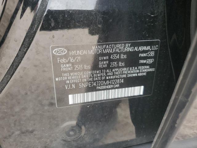 2021 Hyundai Sonata Sel Plus VIN: 5NPEJ4J20MH122814 Lot: 56675374