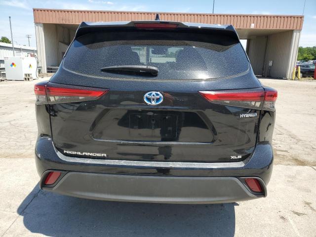 2021 Toyota Highlander Hybrid Xle VIN: 5TDGARAH9MS505199 Lot: 58743794