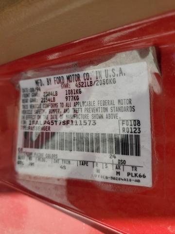 1995 Ford Mustang Gt VIN: 1FALP45T7SF111573 Lot: 59888074