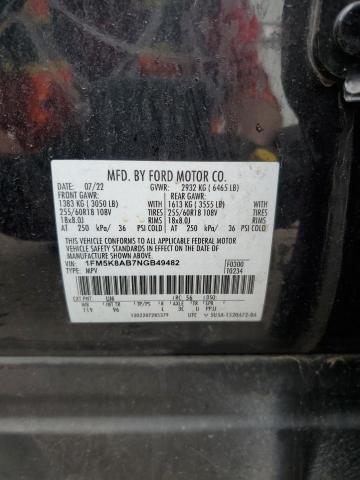 2022 FORD EXPLORER P - 1FM5K8AB7NGB49482