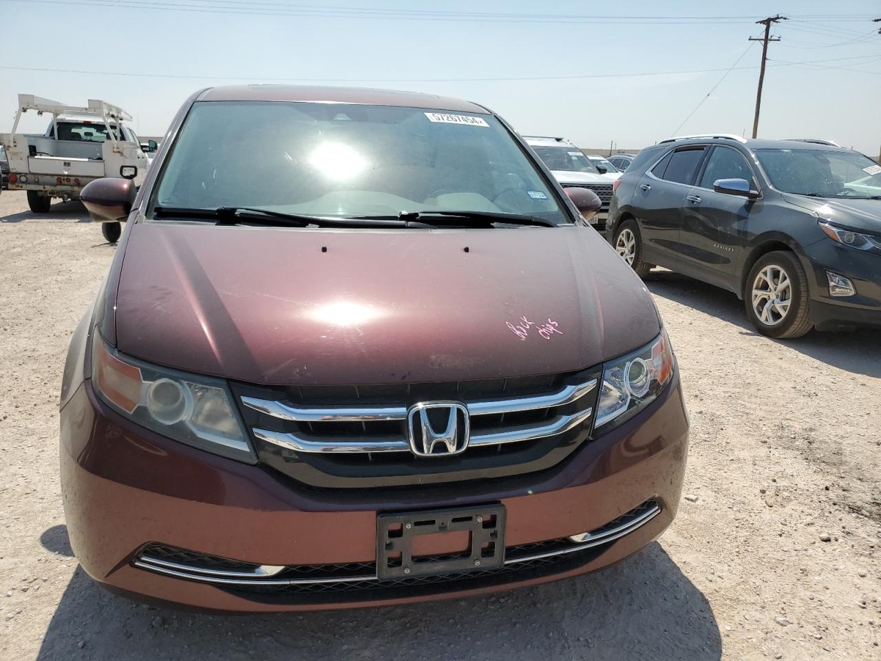 5FNRL5H68GB093334 2016 Honda Odyssey Exl