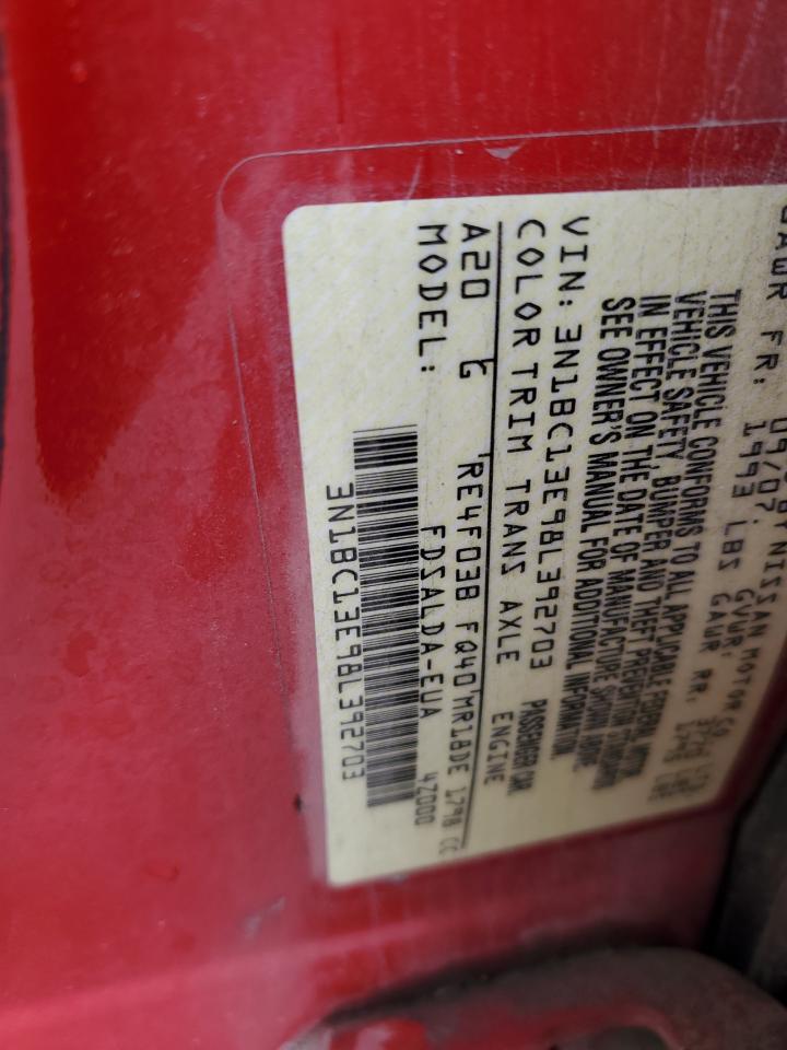 3N1BC13E98L392703 2008 Nissan Versa S