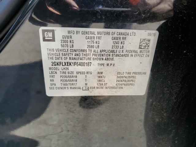 2015 GMC Terrain Slt VIN: 2GKFLXEK1F6400187 Lot: 59077614