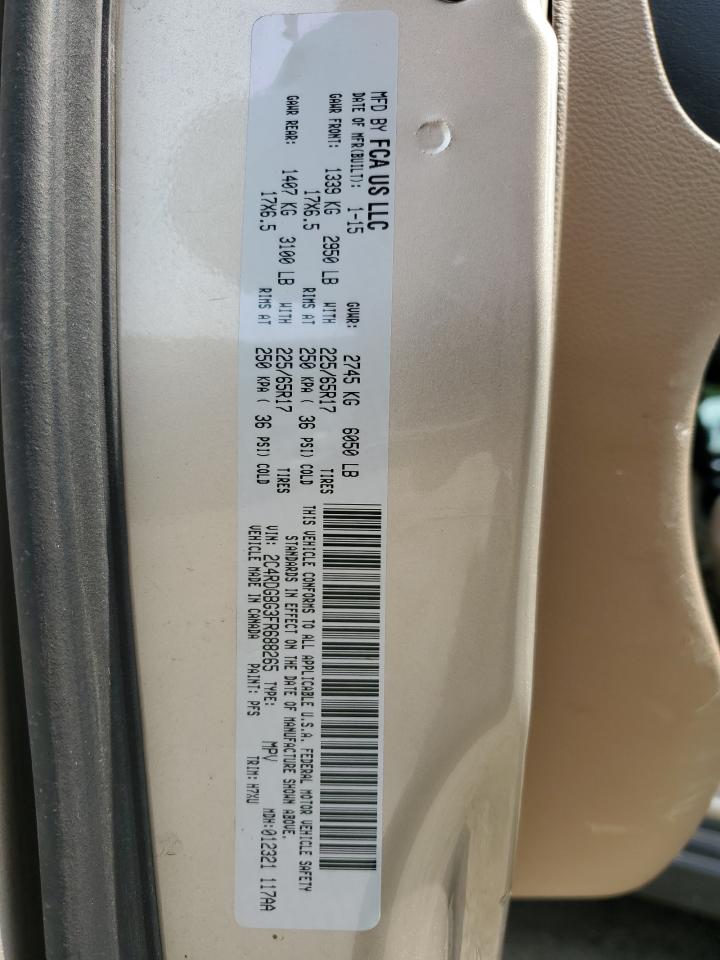 2C4RDGBG3FR688265 2015 Dodge Grand Caravan Se