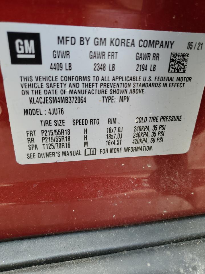 KL4CJESM4MB372064 2021 Buick Encore Preferred