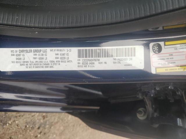 2013 Dodge Avenger Se VIN: 1C3CDZAG0DN766700 Lot: 60527534