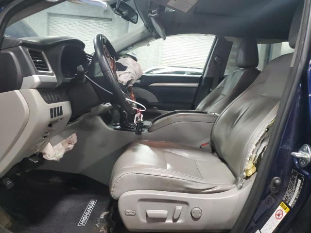 2015 Toyota Highlander Xle VIN: 5TDJKRFH1FS076445 Lot: 58672124