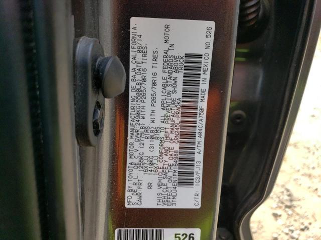 2015 Toyota Tacoma Double Cab VIN: 3TMLU4EN1FM164988 Lot: 55560364