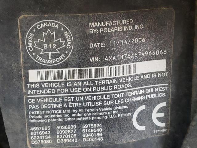 2007 POLARIS X2 800 EFI - 4XATH76A67A965066
