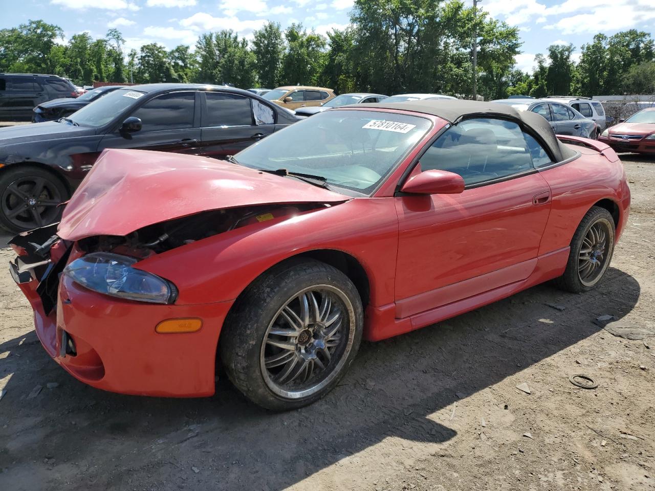 4A3AX55F9VE052258 1997 Mitsubishi Eclipse Spyder Gst