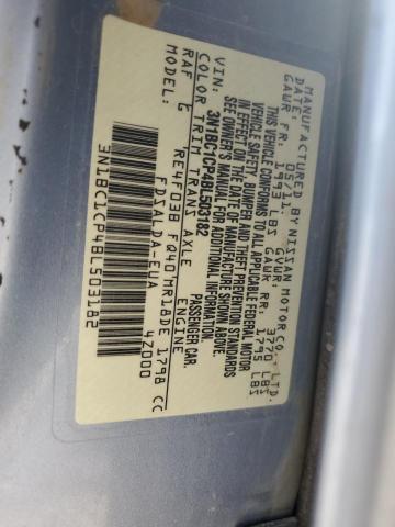 2011 Nissan Versa S VIN: 3N1BC1CP4BL503182 Lot: 57773344