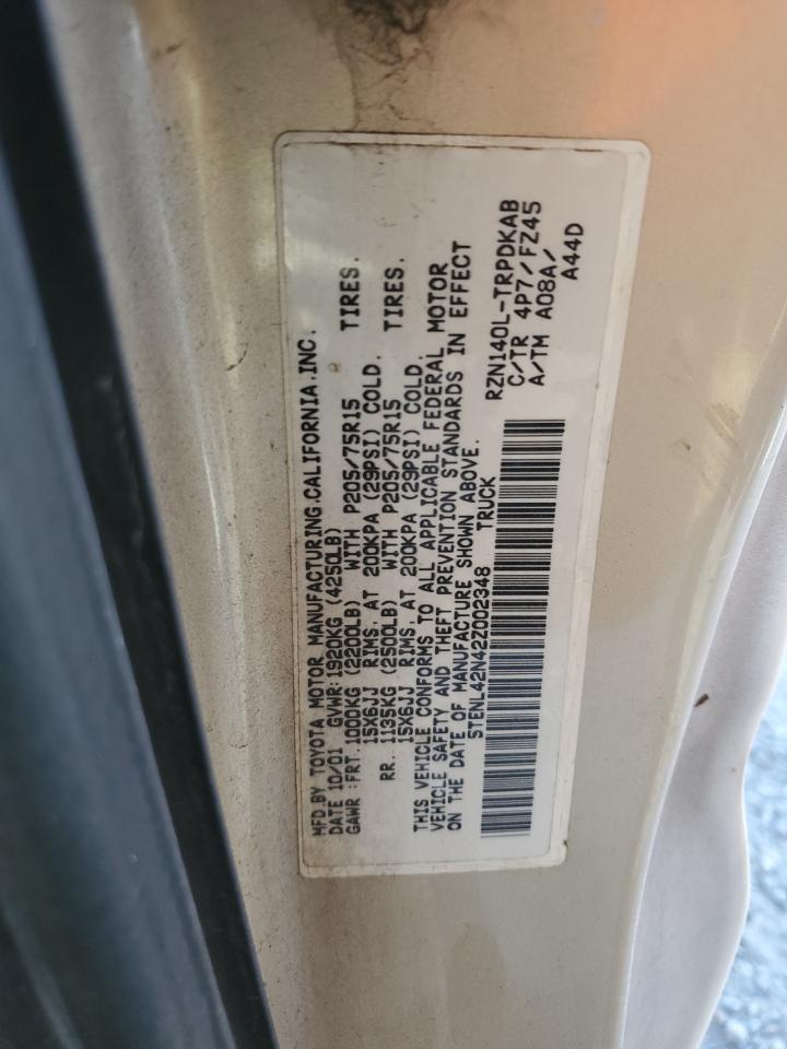 5TENL42N42Z002348 2002 Toyota Tacoma