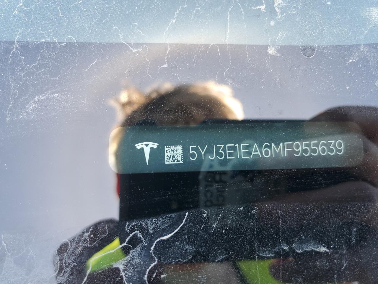 5YJ3E1EA6MF955639 2021 Tesla Model 3