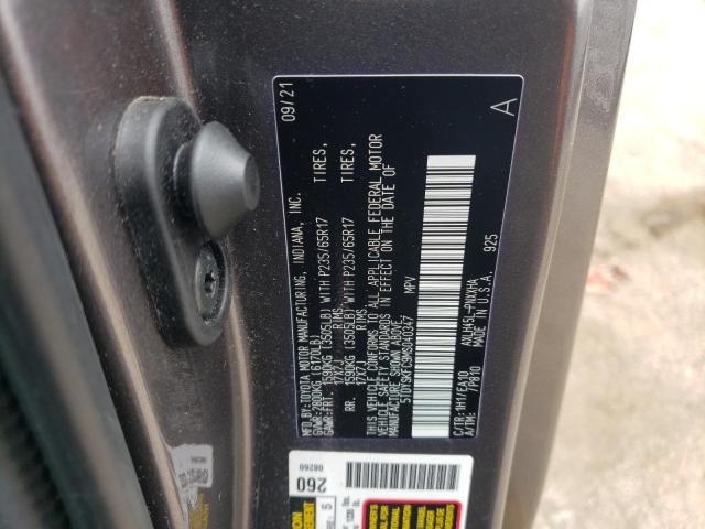 2021 Toyota Sienna Xle VIN: 5TDYSKFC9MS040347 Lot: 58119544