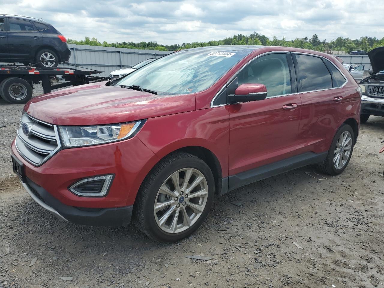 2017 Ford Edge Titanium vin: 2FMPK3K9XHBB02174