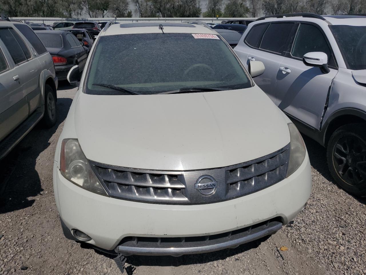 JN8AZ08W37W653128 2007 Nissan Murano Sl