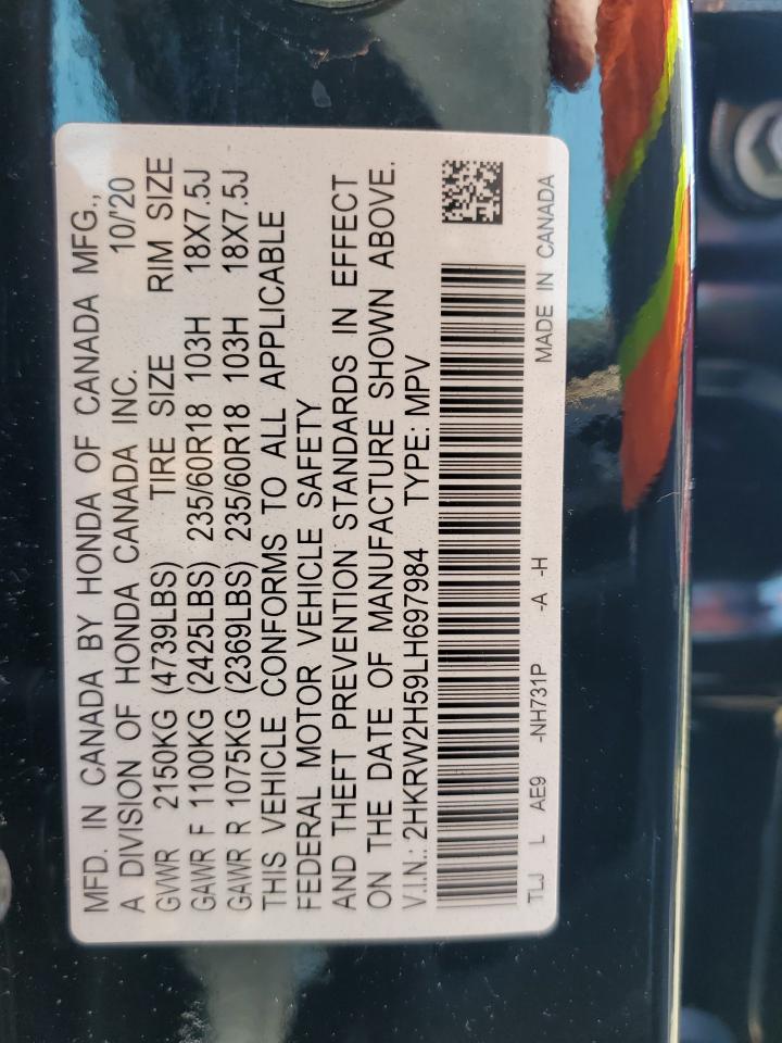 2HKRW2H59LH697984 2020 Honda Cr-V Ex