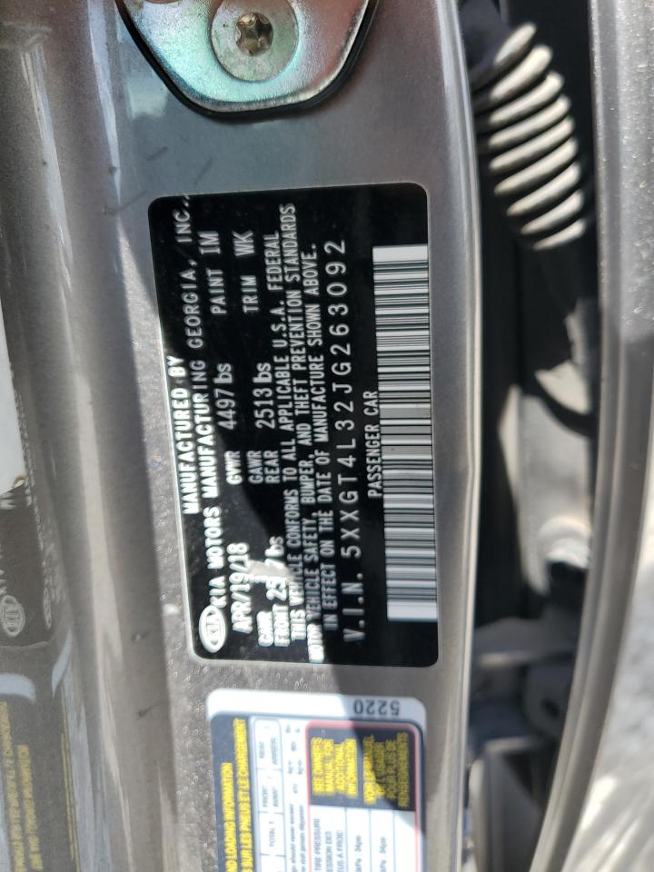 5XXGT4L32JG263092 2018 Kia Optima Lx