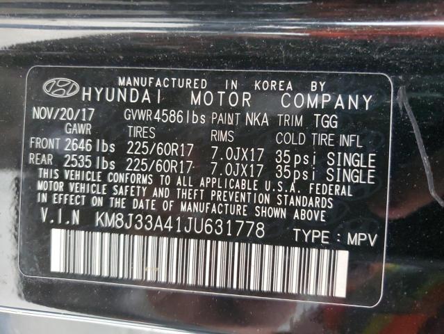 KM8J33A41JU631778 2018 HYUNDAI TUCSON - Image 13