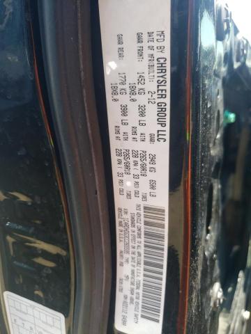 2012 Dodge Durango Crew VIN: 1C4RDHDG3CC265595 Lot: 58273054