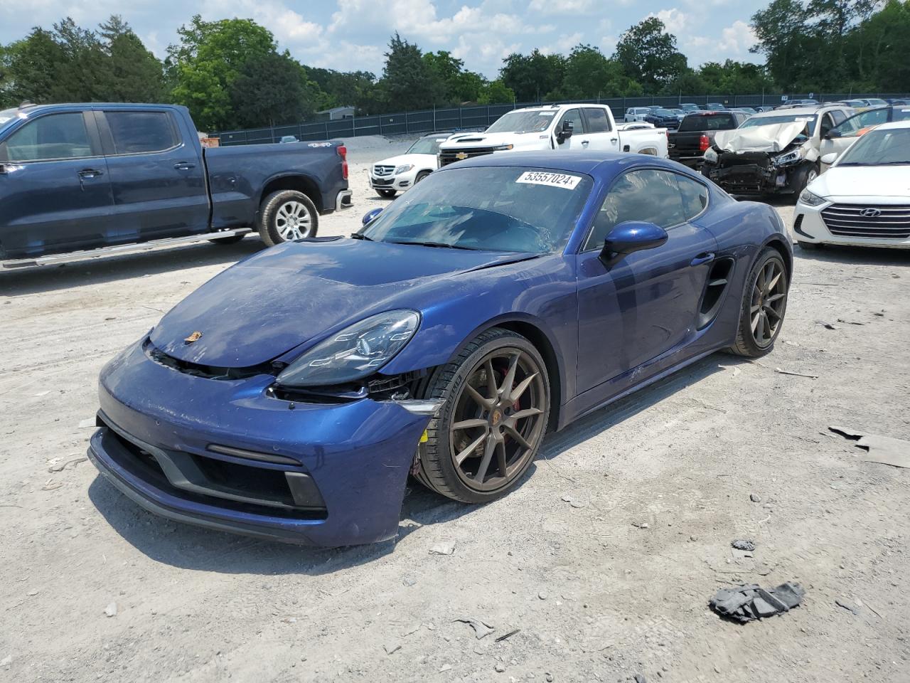 2022 Porsche Cayman Gts vin: WP0AD2A81NS268351