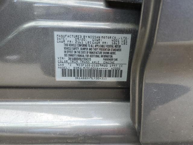 2020 Nissan Sentra Sr VIN: 3N1AB8DV9LY304315 Lot: 59411204
