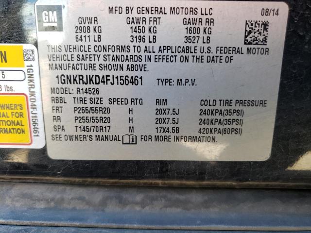 2015 CHEVROLET TRAVERSE L - 1GNKRJKD4FJ156461